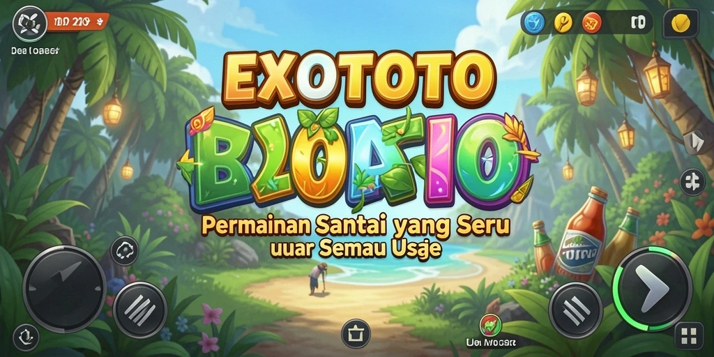 Tangkapan layar gameplay <strong>EXOTOTO</strong> menunjukkan keseruan bermain misi yang penuh warna.