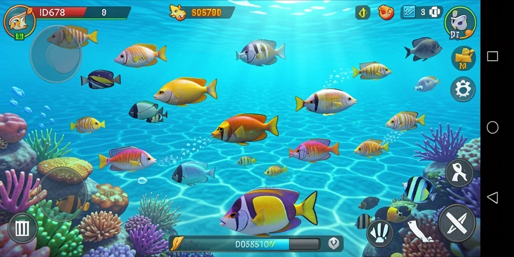 Tampilan menarik dari game Tembak Ikan dengan grafis yang memukau.