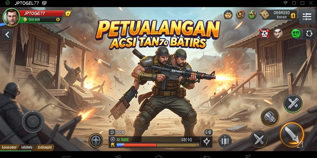 Tampilan gameplay seru dari JPTOGEL77 dengan aksi mendebarkan.