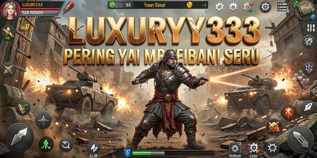 Tampilan aksi mendebarkan dari LUXURY333 dalam gameplay.