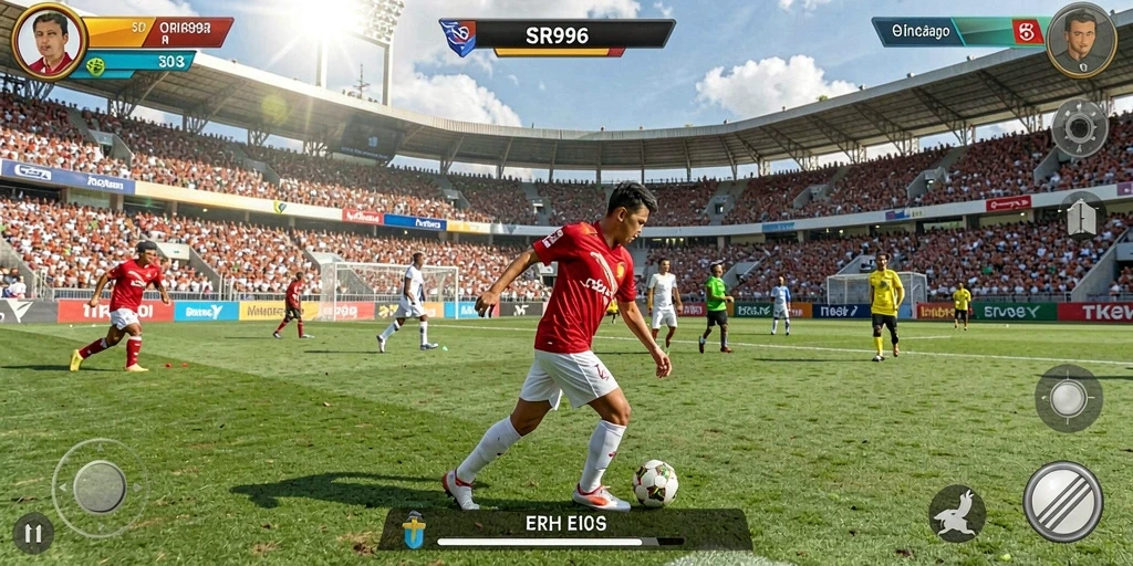 Tampilan gameplay SR996 yang mendebarkan dalam berbagai cabang olahraga.