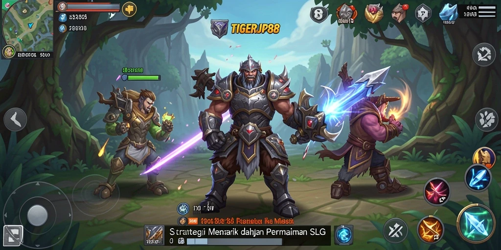 Tampilan menarik dari gameplay strategi dalam TIGERJP88.